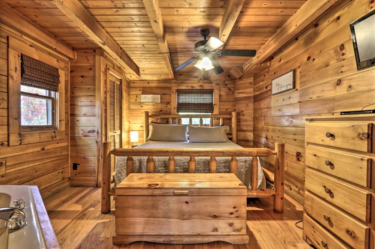 Smoky Mountain Log Cabin 7 Mi To Gatlinburg! Sevierville Exterior foto