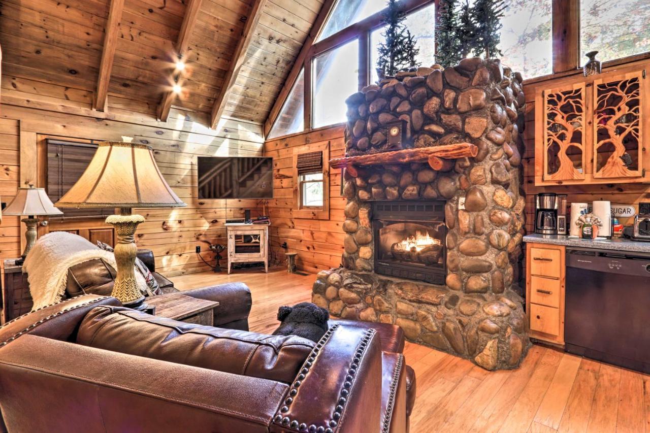 Smoky Mountain Log Cabin 7 Mi To Gatlinburg! Sevierville Exterior foto