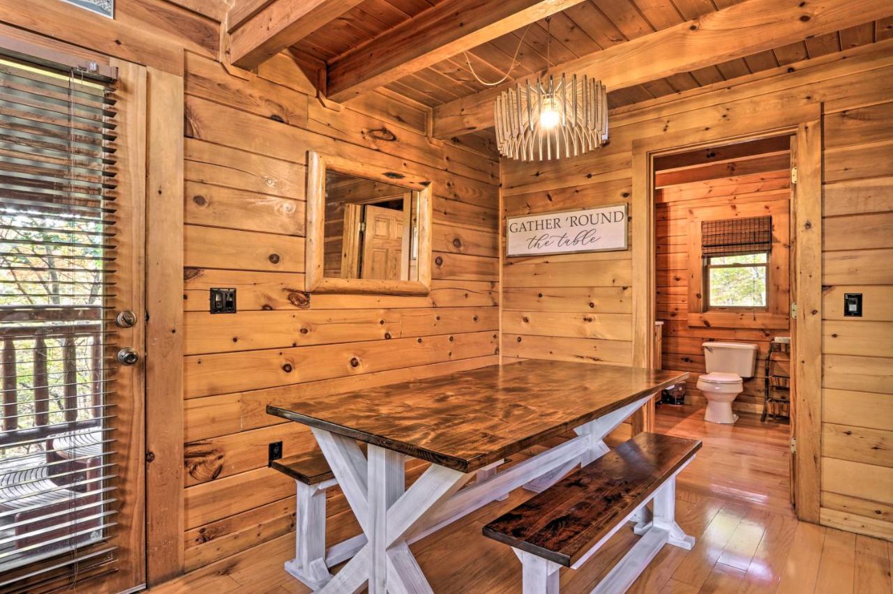 Smoky Mountain Log Cabin 7 Mi To Gatlinburg! Sevierville Exterior foto