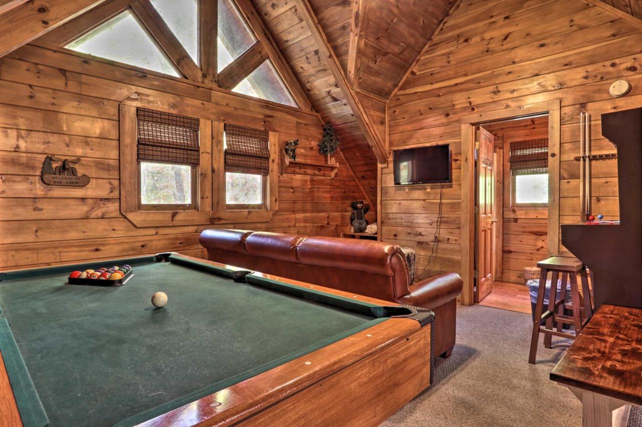 Smoky Mountain Log Cabin 7 Mi To Gatlinburg! Sevierville Exterior foto