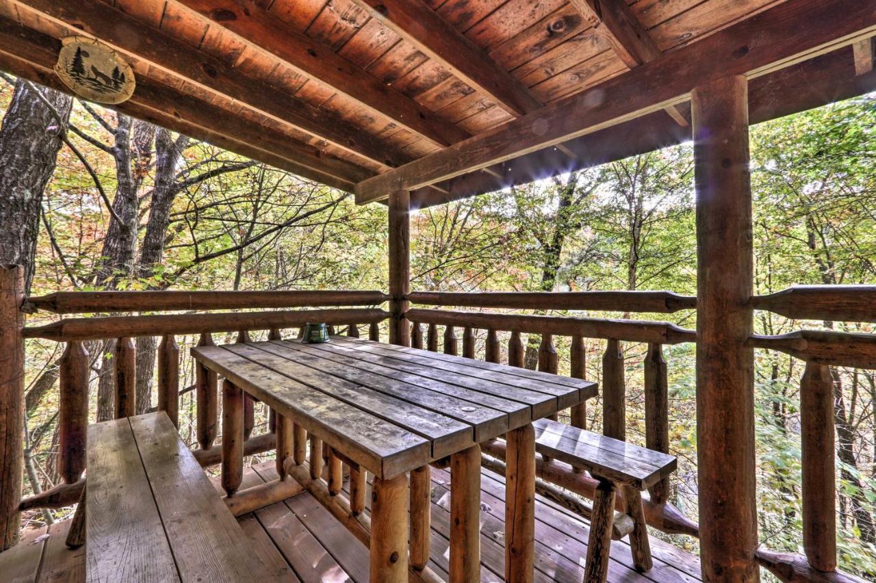 Smoky Mountain Log Cabin 7 Mi To Gatlinburg! Sevierville Exterior foto
