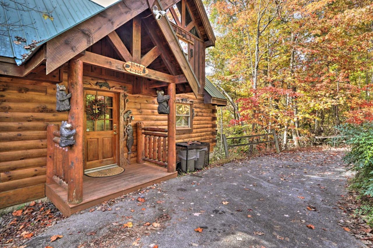 Smoky Mountain Log Cabin 7 Mi To Gatlinburg! Sevierville Exterior foto